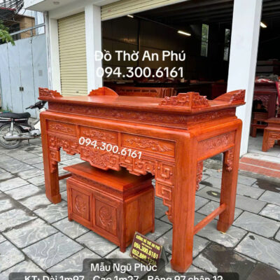án thờ gỗ hương đá